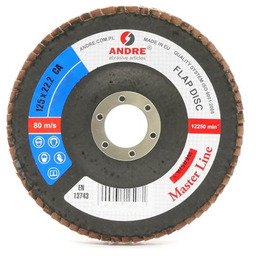 ANDRE Ściernica lamelkowa 125x22,23 mm Granulacja 120 MASTER