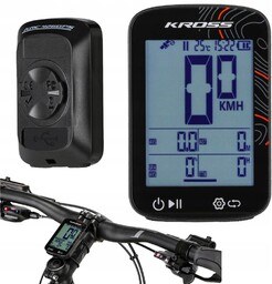 Licznik Rowerowy Kross Krc 426 Gps Bezprzewodowy Czarny