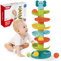 WOOPIE BABY Kulodrom Tor Kulkowy Zestaw Spirala +