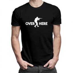 Over here - męska koszulka dla fanów gry