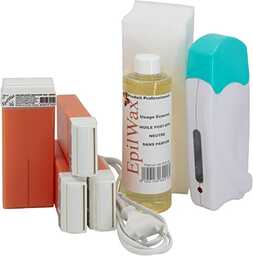 EpilWax Podgrzewacz wosku, zestaw do depilacji, z 4