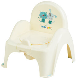 Tega Pk-007-102 Nocnik Krzesełko Pies I Kot Żółty