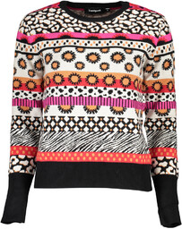 RÓŻOWY SWETER DESIGUAL DAMSKI