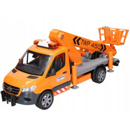 Pojazd Mercedes Benz Sprinter z podnośnikiem koszowym Bruder