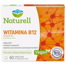 Naturell Witamina B12, 60 tabletek