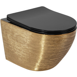Rea Wc Carlo Mini Rimless Brush Gold Black