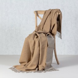 Pled Merinos 140x200cm melange toffee, 140 x 200