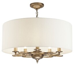MAYTONI Anna Lampa Wisząca E14x5 40W Złoty Metal