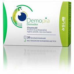 Demopia Demodex Chusteczki do higieny powiek, rzęs oraz