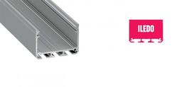 PROFIL nawierzchniowy srebrny anodowany typ ILEDO - 2