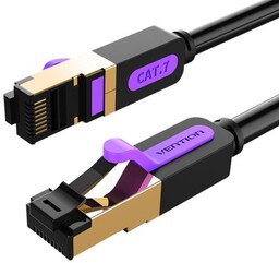 Vention Kabel sieciowy kat.7 SFTP ICDBD 0,5m czarny