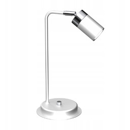 Lampa Nocna Joker Regulowana Biały Srebrny 1xGU10 36cm