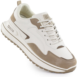 Buty sportowe na platformie beżowe Big Star RR274A216