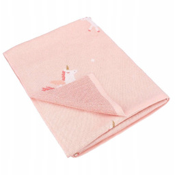 Kidzroom Kocyk bawełniany dla dzieci Unicorn Stella 100x80