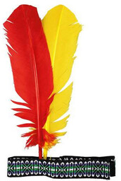 Opaska Indianina z 2 piórkami - 1 szt.