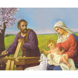 Plakat Religijny Święta Rodzina