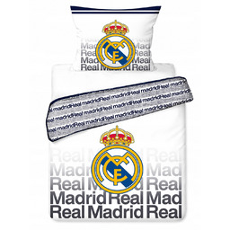 Pościel Młodzieżowa 140x200 Piłkarska Real Madrid 21