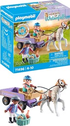 PLAYMOBIL Horses of Waterfall 71496 Powóz kucyków, urocza
