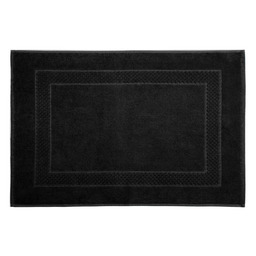 Eurofirany Dywanik łazienkowy 60x90 Caleb czarny bawełniany 650g/m2