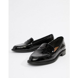 ASOS DESIGN CZARNE LAKIEROWANE MOKASYNY DAMSKIE 38 14CA