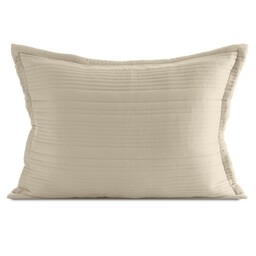 Eurofirany Poszewka dekoracyjna 50x70 Tara beżowa z przeszyciami