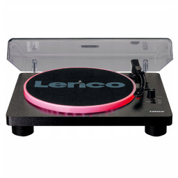 Gramofon Lenco Led z wbudowanymi głośnikami LS-50LEDBK Czarny