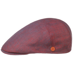 Kaszkiet Sidney Linen by Mayser, czerwony