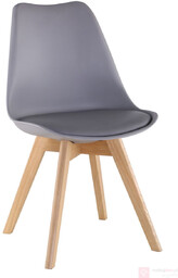 Krzesło PC-010 Szary, Buk