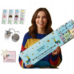 Zestaw A'la Kalendarz Adwentowy Herbaty I Kawy