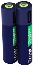 Trust Baterie AAA USB-C RECHARGEABLE BATTERIES 2P