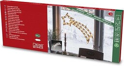 Konstsmide Światła bożonarodzeniowe/sylwetka okna "kometa"/wewnątrz (IP20)/230V/35 ciepła biel