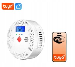 Czujnik Detektor Czadu Tlenku Węgla Co LCD Wifi