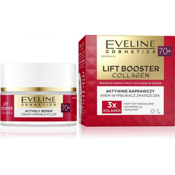 EVELINE Lift Booster Collagen 70+ Aktywnie Naprawczy Krem-Wypełniacz