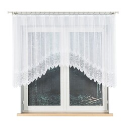 Markizeta Firana żakardowa gotowa 250x120 biała Violetta