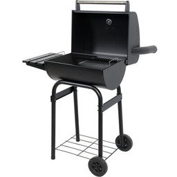 LUND Grill węglowy 99902 Zamykany, na kółkach, półka