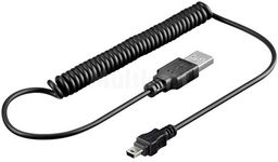 Kabel USB 2.0 spiralny USB A wtyk -