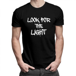 Look for the light - męska koszulka