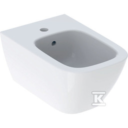 GEBERIT 500.209.01.1 Bidet wiszący Smyle Square, ukryte mocowania: