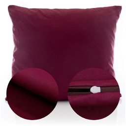 Poszewka Bawełna 70 x 80 Jednolita Ola Bordo