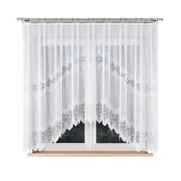 Markizeta Firana żakardowa gotowa 300x160 biała Violetta