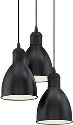 EGLO Lampa wisząca Priddy, 3-punktowa lampa wisząca