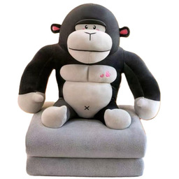 Goryl Z Kocykiem Małpka Maskotka Zabawka Pluszowa Przytulanka