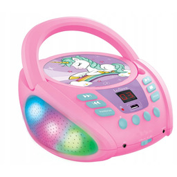 Radioodtwarzacz Lexibook Jednorożec RCD109UNI Różowy