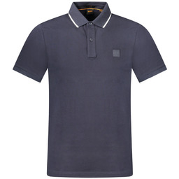 HUGO BOSS POLO KRÓTKI RĘKAW MĘSKI NIEBIESKI