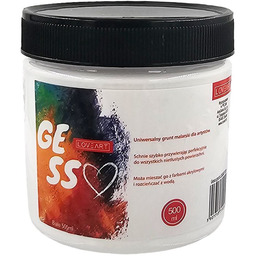 Gesso malarskie grunt Loveart 500ml biały podkład akrylowy