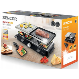 Elektryczny Grill Raclette Sencor SBG 0260BK 2w1