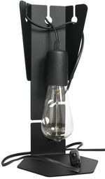 Lumes Czarna industrialna lampka biurowa - EXX248-Arbo