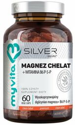 Magnez Chelat + B6 P-5-P, MyVita SILVER PURE,