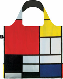 Torba miejska składana Loqi Piet Mondrian - composition