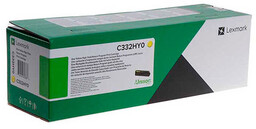 oryginalny toner Lexmark C332HY0 yellow